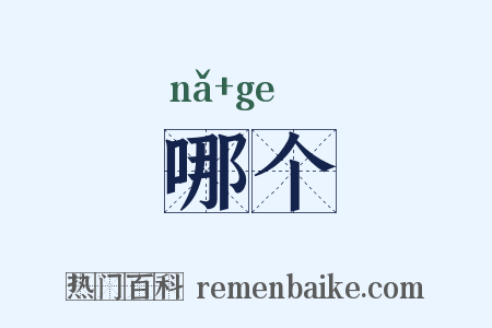哪个是什么意思的图片